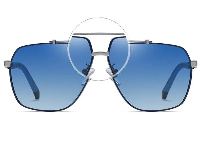 Новый двойной мост пилот сплава кадр очки Классические мужские туфли для вождения на каждый день б/у поляризованные солнцезащитные использования 2021