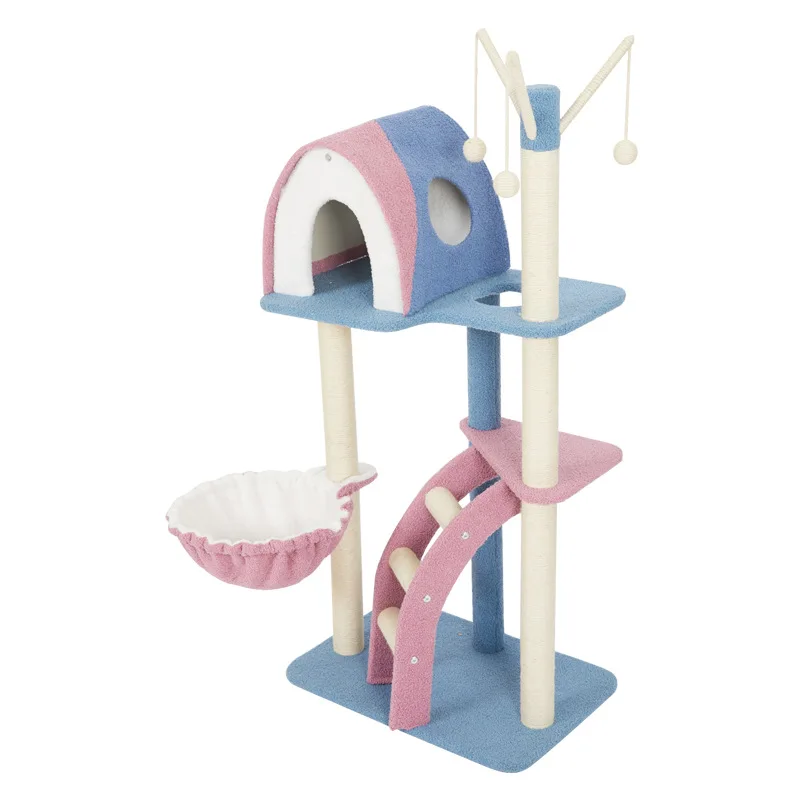 Wholesale Materials New Pet Toys Style Pet Accessories Cat Climbing Frame Big Cat Tree Cat Tree Condo