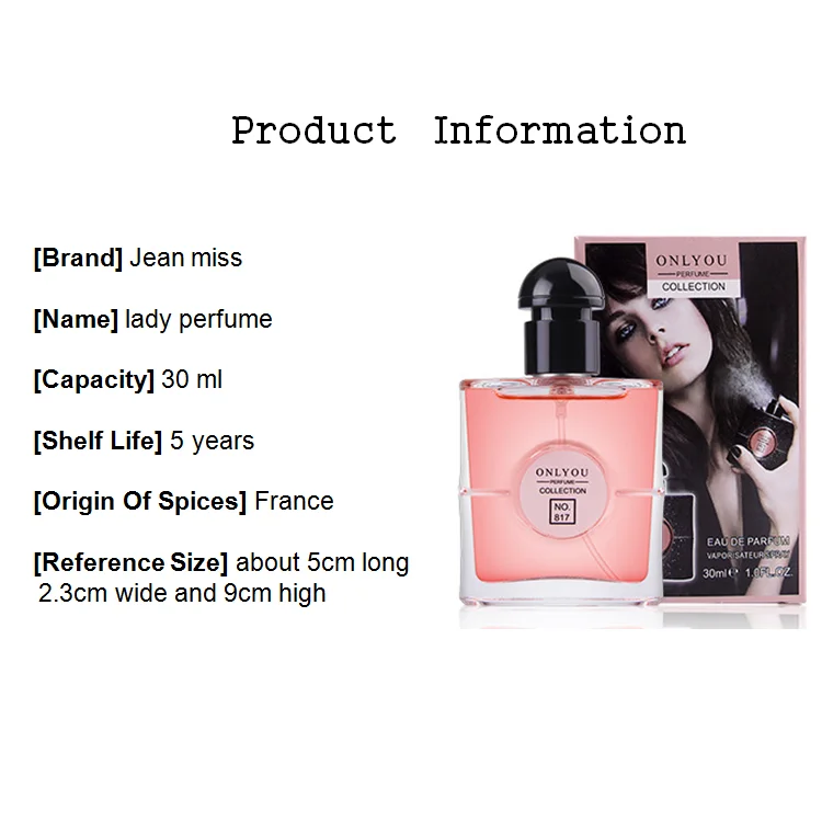 
Classic charm of lady perfume 30 ml fragrance lasting 