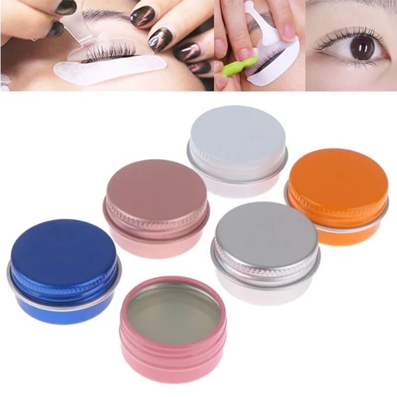 Customized 2 In 1 Vegan Lash Lift Glue Balm Strong Lash Lift Perm Adhesive Fruity Scent eyelash brow lash lift glue balm