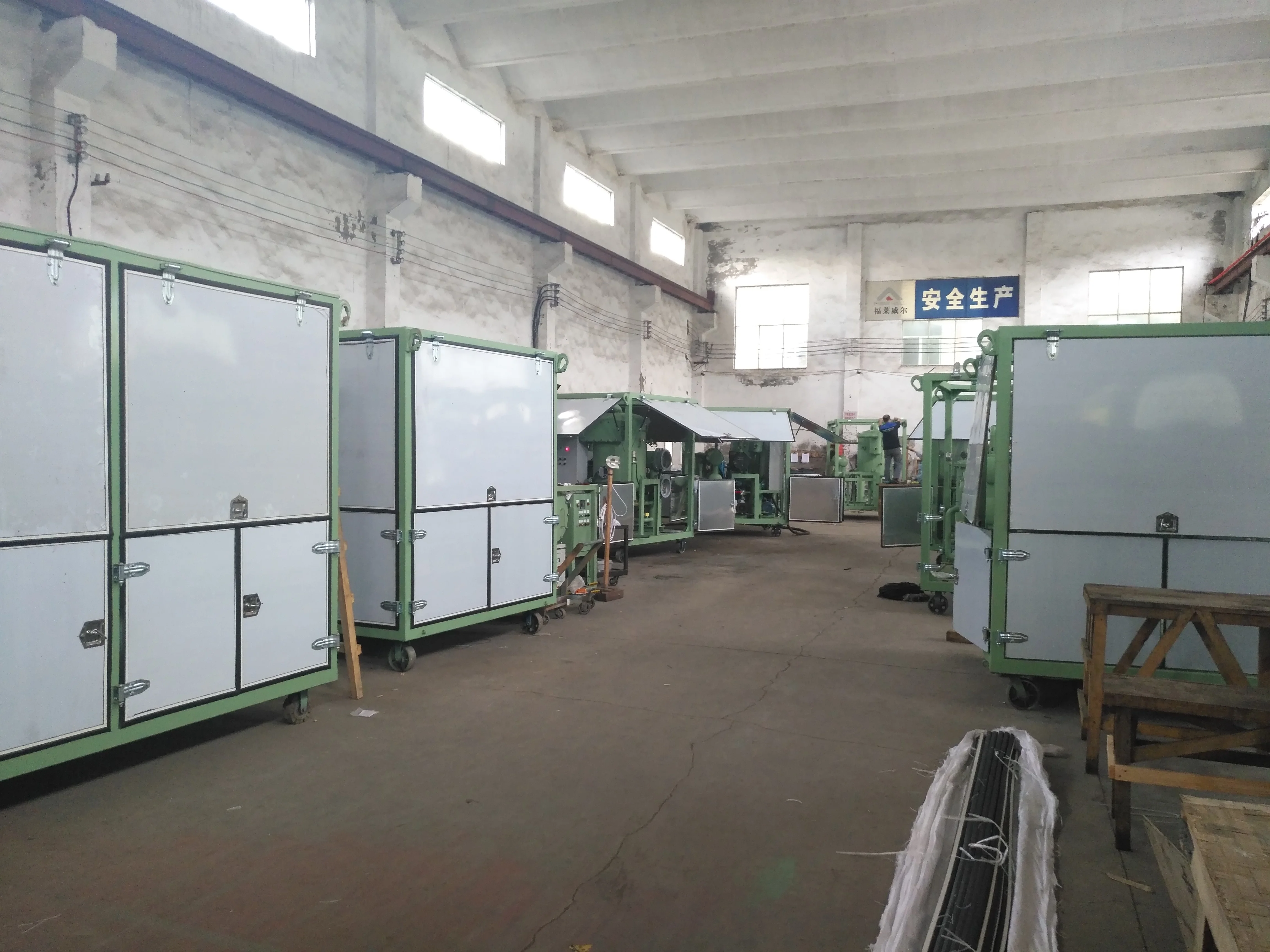Two-stage vacuum transformer oil filtration machine