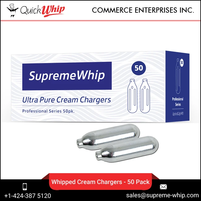Amazon Leading Manufacturer of Whipped Cream Charger N2O