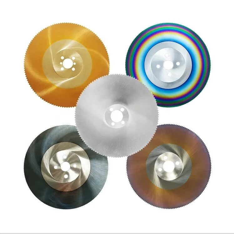 New products high effectively Rainbow HSS Circular saw blade for metal stainless steel cutting Circular cold saw blade