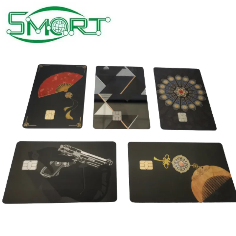 Hot Selling Combi PVC Visa Credit Cards With Magnetic Stripe NFC jcop Card for bank