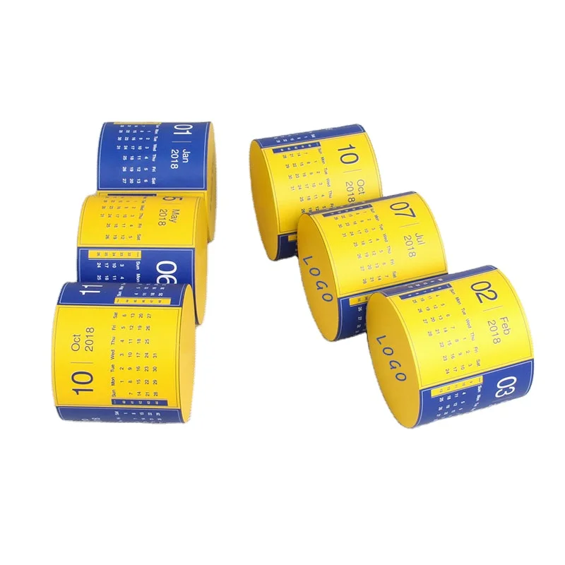 Advertising custom puzzle plastic material promotional cylinder shaped toys magic cube