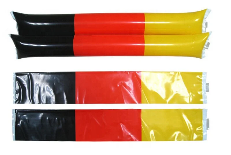 
Customized PE Plastic Printed Flag Inflatable Cheering Sticks 