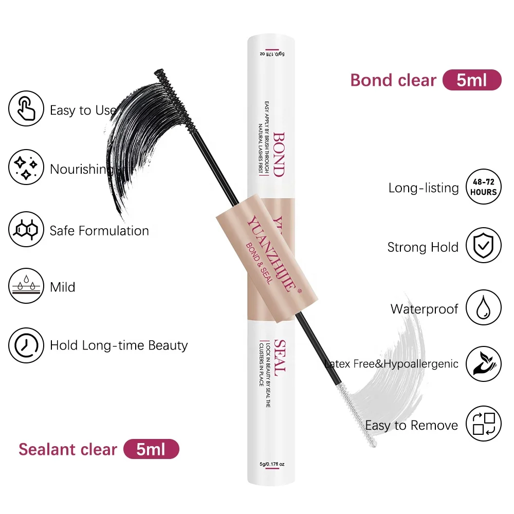 MASSCAKU Cluster Lash Glue Strong Gentle Comfortable Lash Adhesive for Segmented DIY Lash