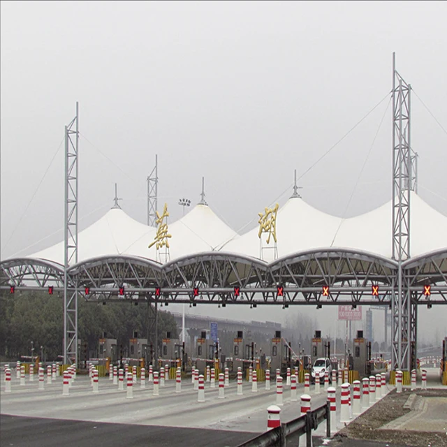 Пленка на растяжение ETFE мембранная конструкция тканевая крыша
