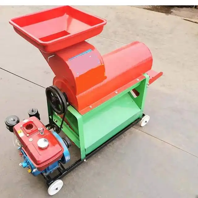 Diesel Small Farm Corn Tearing Skin Thresher/corn Peeling Machine Maize Sheller/factory Prices Of Corn Sheller