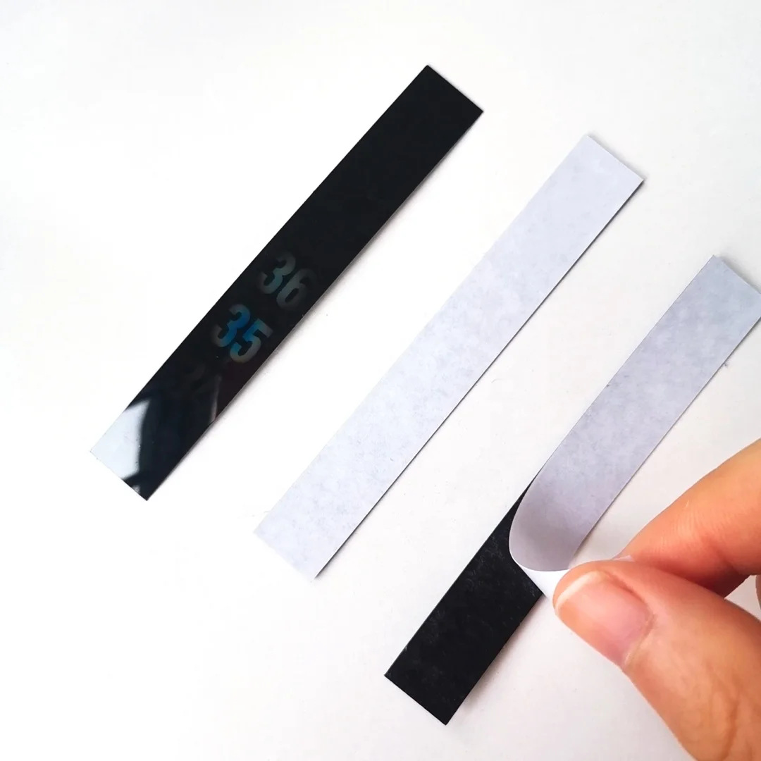 33-39C LCD Scale Indoor Room Temperature Tester Liquid Crystal Thermometers Strips for Household Use Customizable Logo