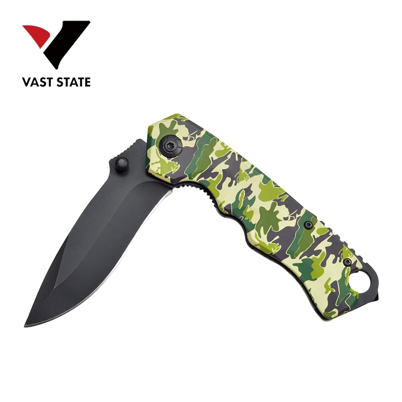 Outdoor Camping mini pocket folding knife 440 blade steel handle camping hunting survival EDC tools