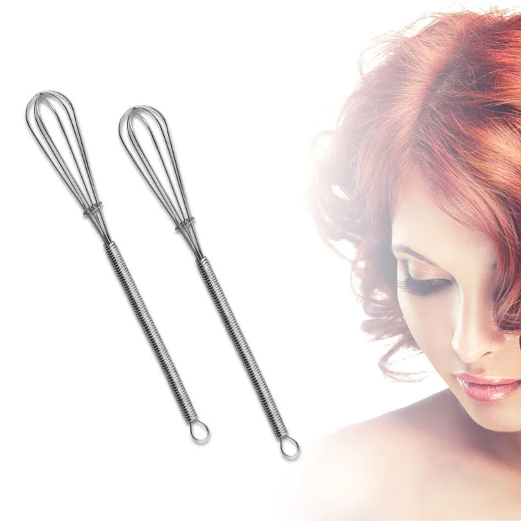 1pcs Stainless Steel Salon Hair Color Dye Mixer Hair Care Styling Tools DIY Home mini egg whisks egg mixer whisk