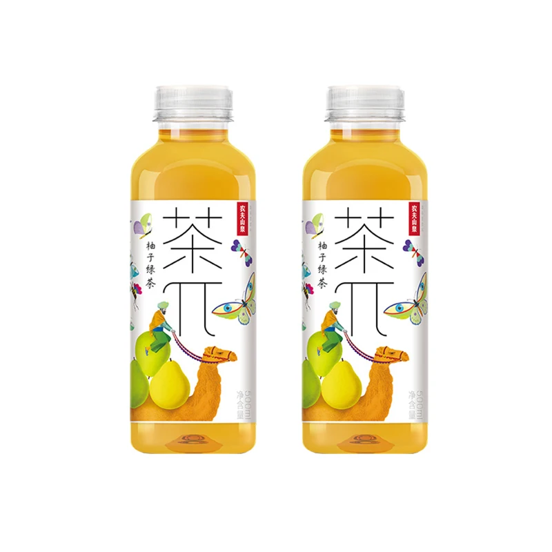 Nongfu Spring Tea  Beverage 500ml Bottled Factory Supply Tea Pie Peach Oolong Tea Fruity Beverage