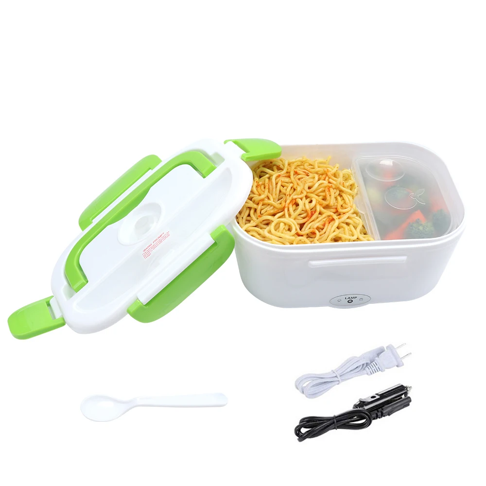 Heatable food hot lunch box electric hot lunch box tiffin 4 contenter