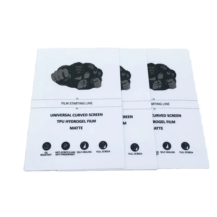 Flexible hydrogel film hydrogel film protective screen mobile phone screen protector tpu hydrogel film