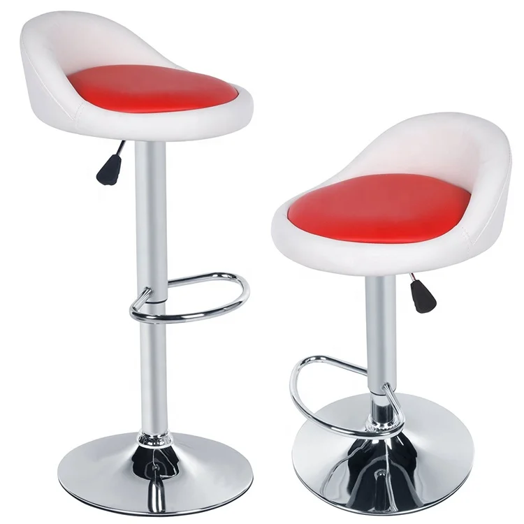 anji Guyou quality adjustable PU seat leather chair bar stool