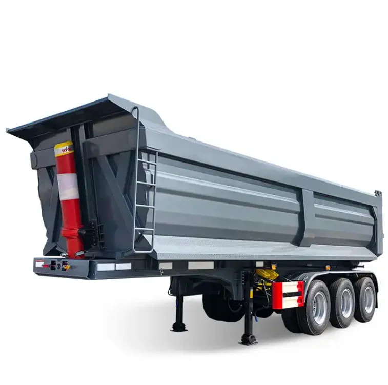 Heavy duty hydraulic Rear Dumping Trailers Dump Tipper Semi Trailer End dump trucks trailers