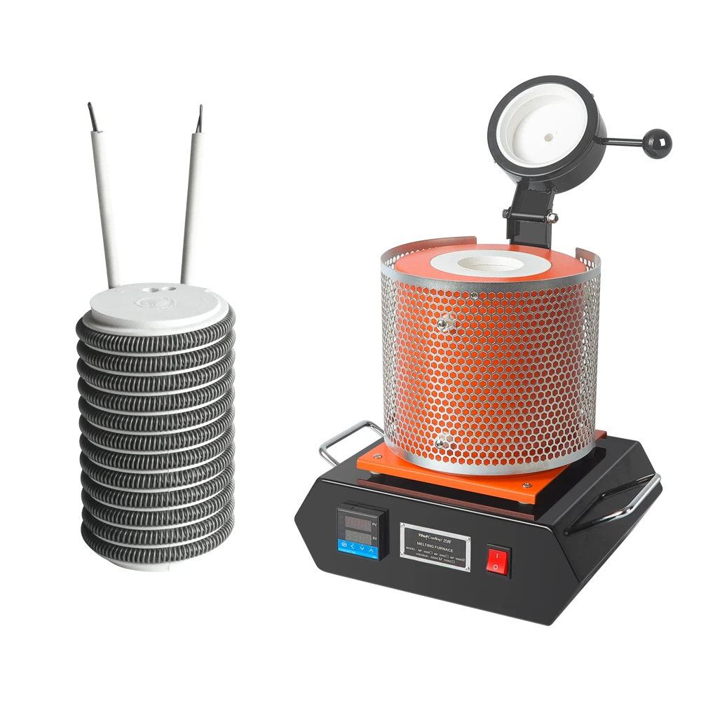 Heating coil and ceramic chamber set for electricity melting furnace jewelry tool for sale