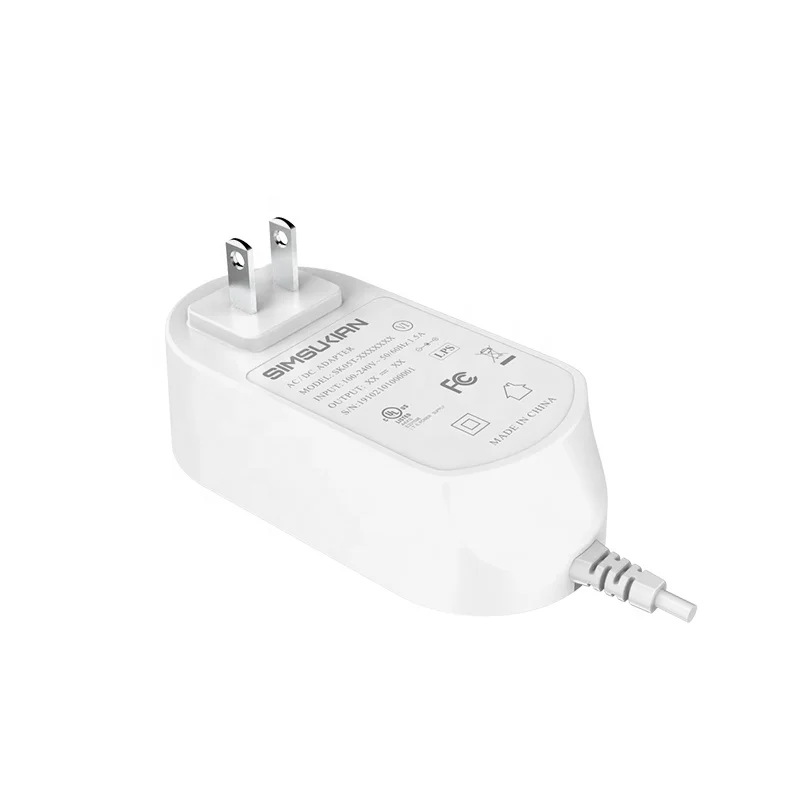 small UL GS KC ETL PSE CE FCC 12v2A 18w 20w 24w white power adaptor ac dc 12v 1a 12v 2a power adapter