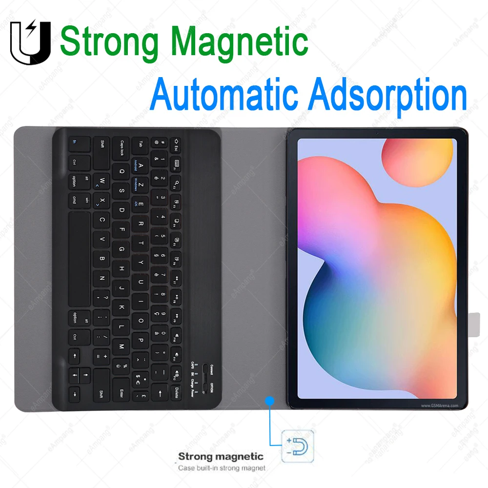 For Samsung Tab S4 S5E 10.5 S6 AZERT Keyboard for Samsung Tab S7 11 French Keyboard for Samsung Tab S6 Lite 10.4 AZERTY Keyboard