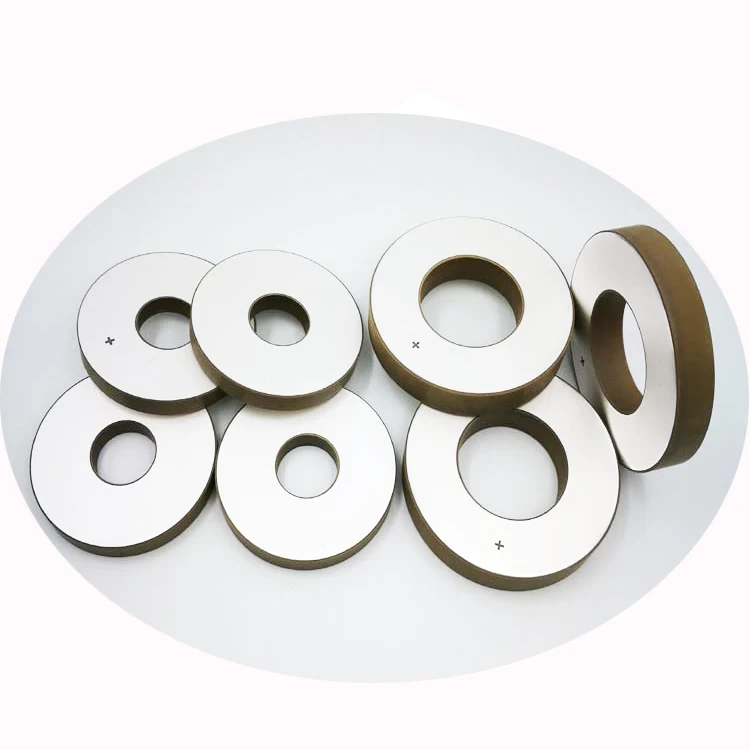 Pzt4 Pzt5 Pzt8 Material Piezo Ceramic Tube Disc Ring Different Piezoelectric Ceramic Pzt For Ultrasonic Transducer