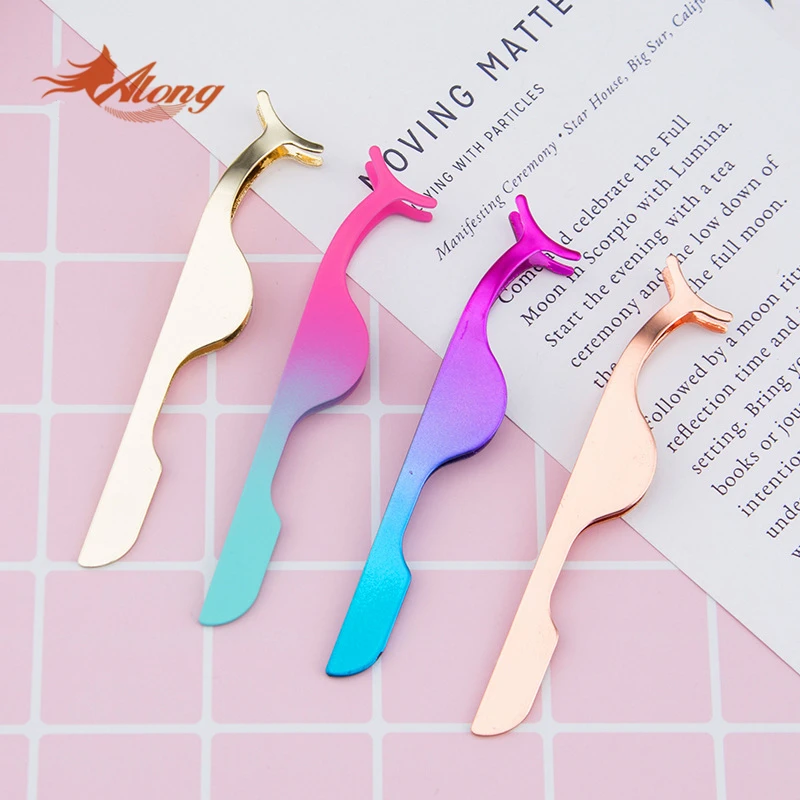 custom your logo gold rose gold eyelash tweezers for lashes extension,custom logo eyelash tweezers lash applicator