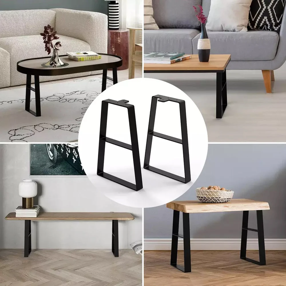 Ножки стола из нержавеющей стали L-образная Золотая латунная настольная подставка Роскошные ножки мебели для скамейки прочные ножки для журнального обеденного стола