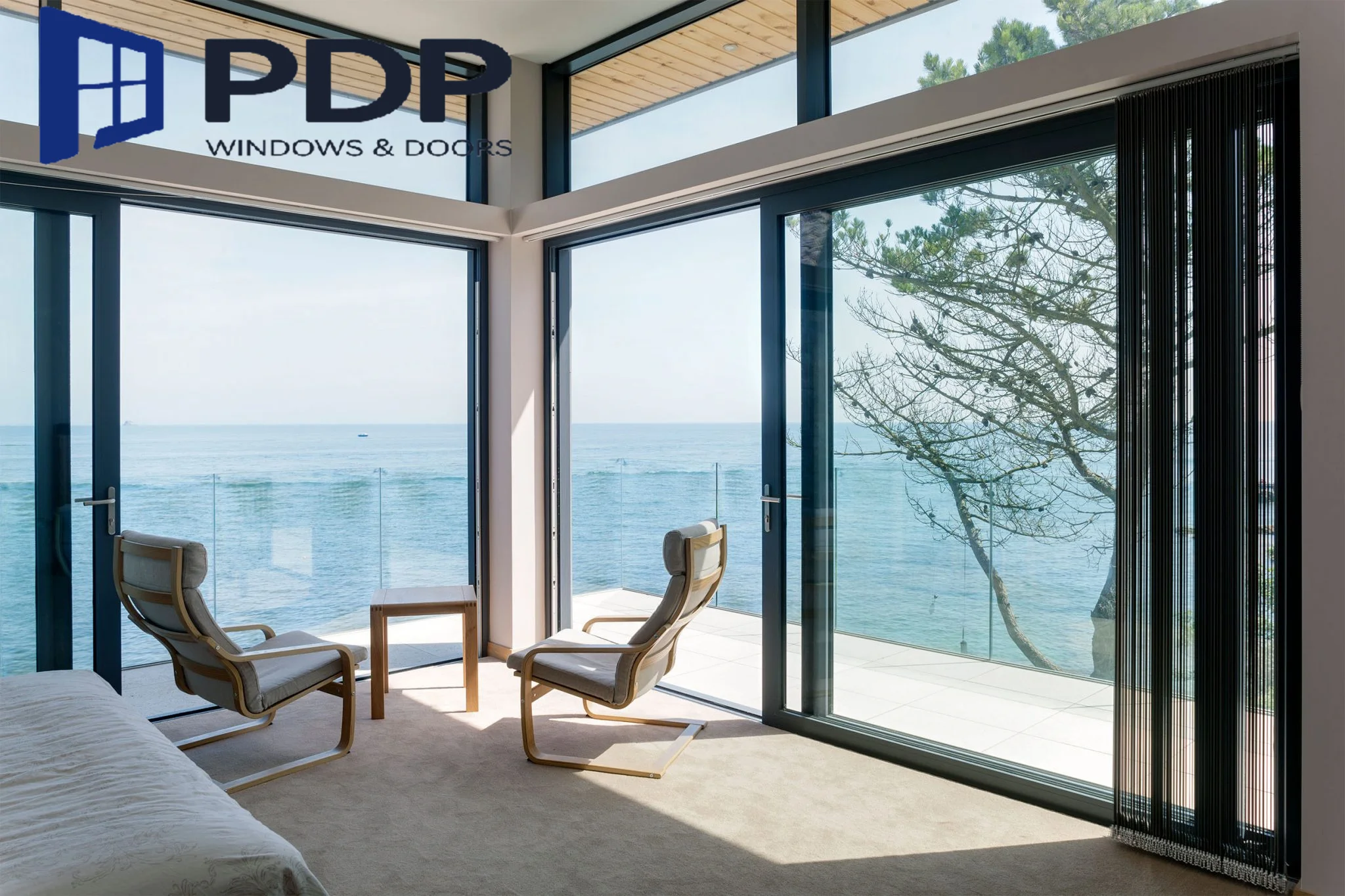 Aluminum Alloy Door Stainless Steel Fiberglass Modern French-style Outdoor Glass Waterproof Contemporary Villas Customized Size