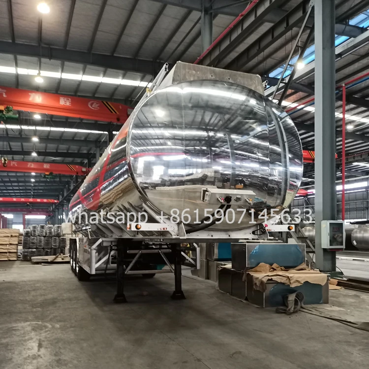 CLW 38000liters 42000liters 43000liters Aluminium petrol tanker semi trailer oil fuel tanks truck for sale