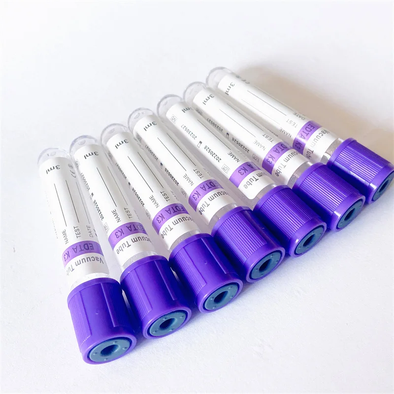 disposable different 0.5ml 4ml size vacuum cheap price medical grade edta durable in use blood test collection tube