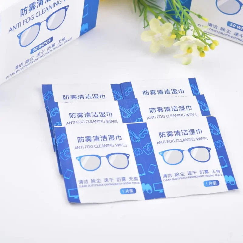 Противотуманные чистящие салфетки для очков и влажные салфетки для очистки экрана
