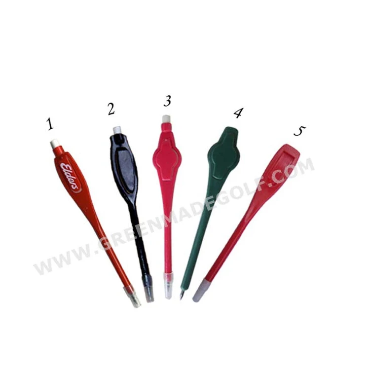 Custom golf pencil logo print HB wooden pencil with big eareser