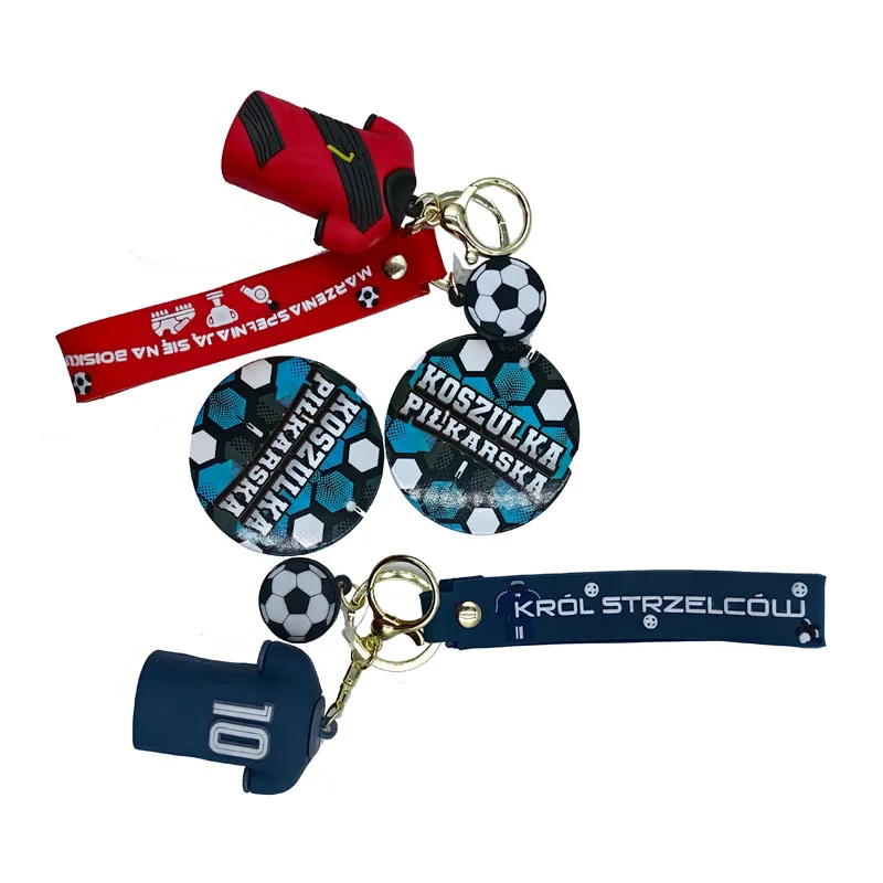 Factory supply directly for T-shirt PVC 3D Carton High Quality Key Chain or Self Defense Keychain