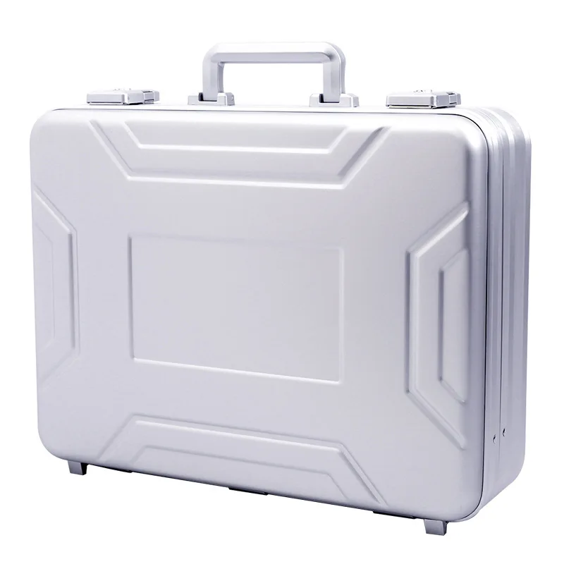 18 inches High End Magnesium Aluminum Alloy Integrally One-piece Molded Case Type Hard Shell Aluminum Briefcase