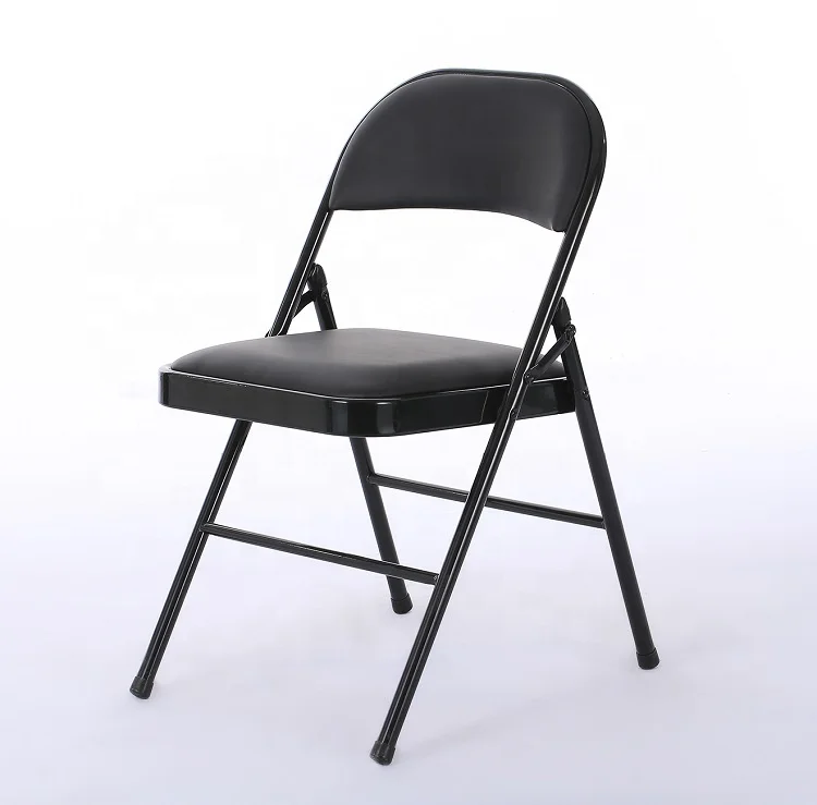 
Promotional folding office chair with PU cushion home depot folding chair 