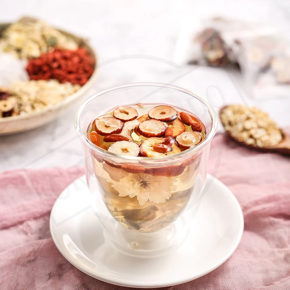 
Chinese selected flavored tea medlar red date for health ginseng and wolfberry scented tea with various flavors tea wholesalers 