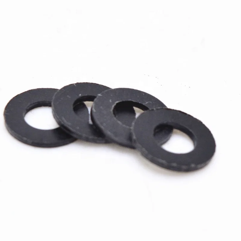 
PVC material Black M4*10*1 Flat Washer 
