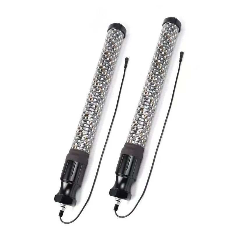 Fatty LED Whip Light 1FT 2FT 3FT Spiral LED Antenna Light for ATV UTV Buggy Can Am Offraod