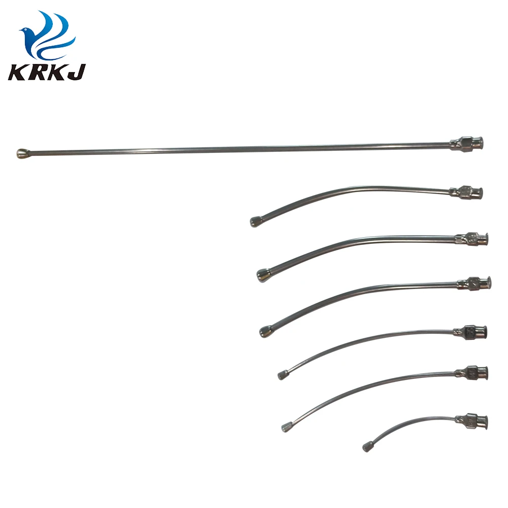 CETTIA KD129 various specs available stainless steel mouse parrot feeding tube drench gun nozzles