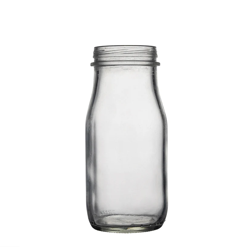 Berlin Packaging 280ml Square Coffee Milk Glass Bottle Customized Color Transparent/Flint Coffee Bottle Glass Drinking Water Pac