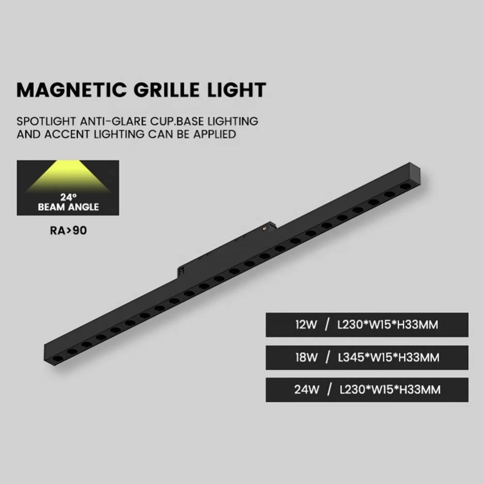 Wholesale Price Custom 3000K 4000K 6000K Modern Linear Lighting Home Magnetic Track Lights
