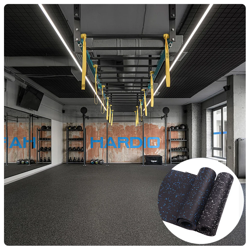 Изготовленный на заказ логотип резиновый матрас epdm настил Заводская поставка коврик рулон для пола