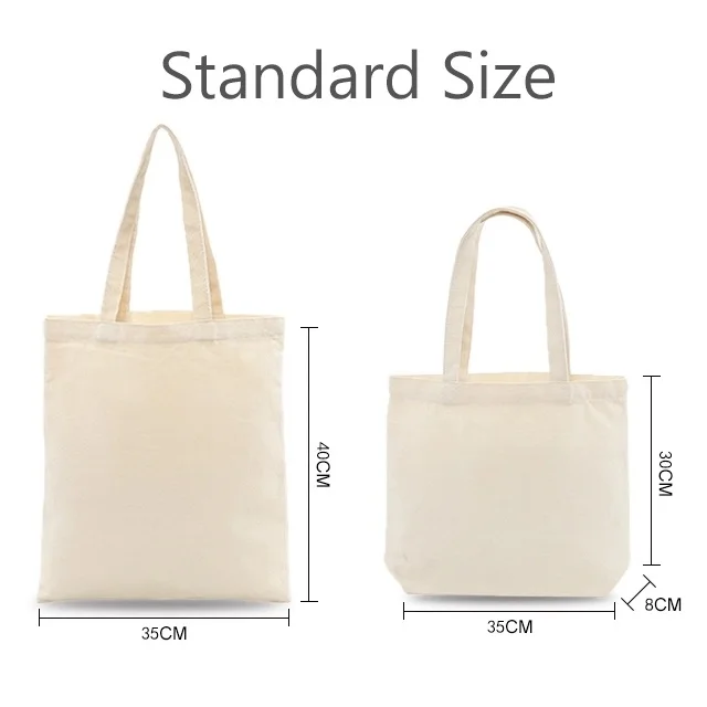 Promotional Carry Long Handle Customer Design Shopping Tote 100% Cotton Bag With Logo