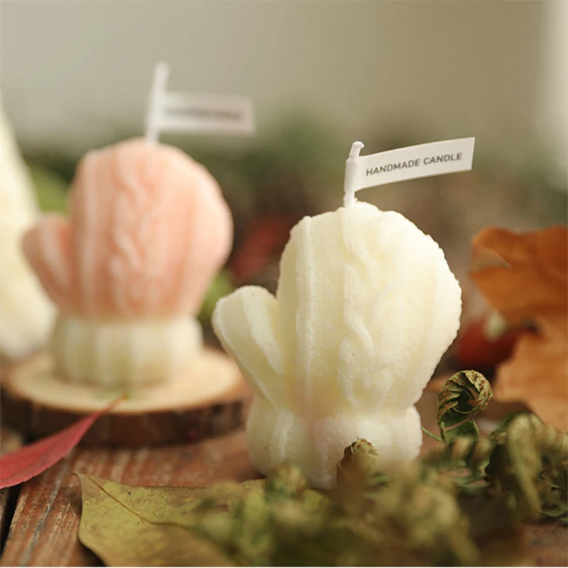 Christmas wool gloves shape scented candles holiday gifts DIY creative ornaments aromatherapy candle