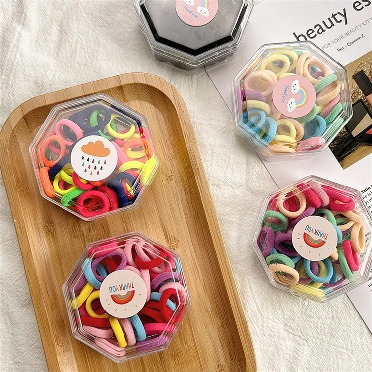 40pcs Baby Hair Ties Toddler Hair Ties for Girls Kids Elastic Hair Bands Ponytail Holder