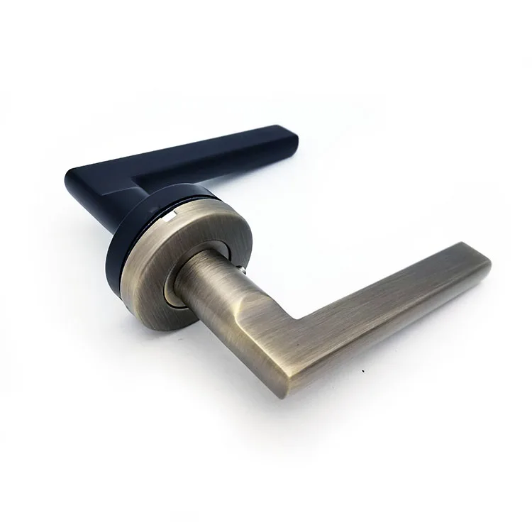 Modern Design 8x8 Square Stainless Steel Locking Ladder Pull Hand Crank Door Lever Handle with Pewter Knurled Application Window