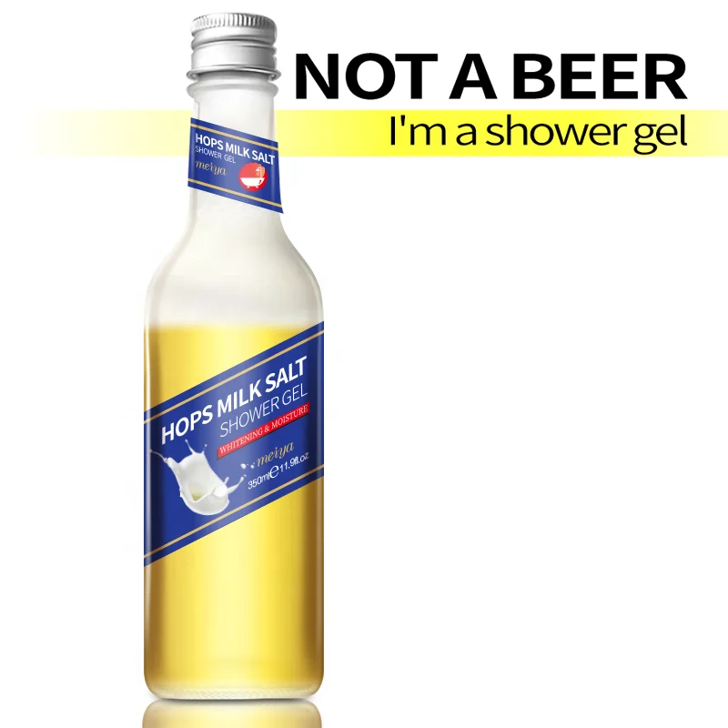 
In summer Body Wash cool feeling Moisturizing and whitening beer fragrance Shower Gel oem shower gel private label 
