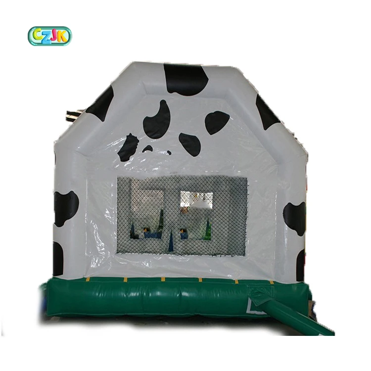 moonwalk inflatable bouncer jumping bouncy castle jumper cow bounce house