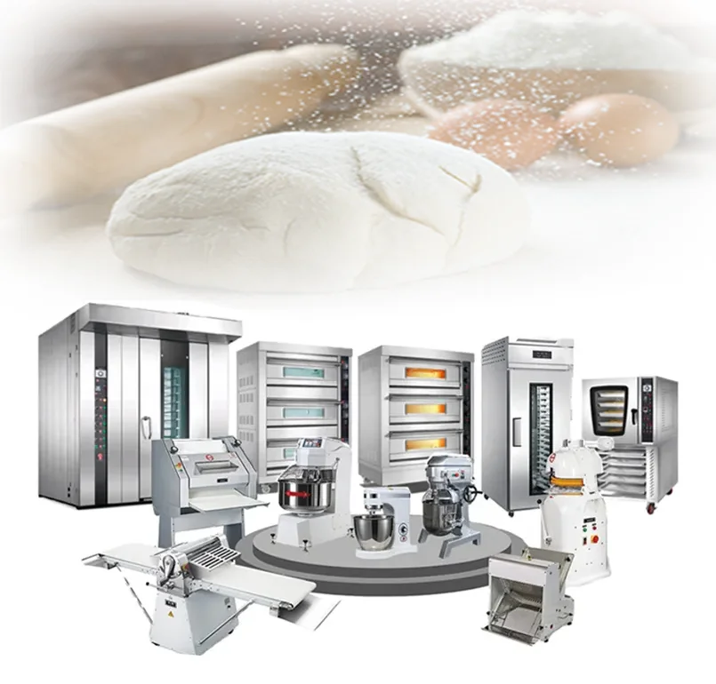 Complete Automatic Bread Making Machine pizza bread bakery equipment full set baking equipment