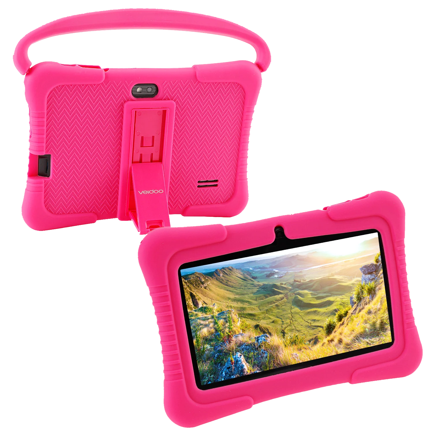 Tablet per bambini da 7 pollici Android Tablet PC con control parentale con APP di apprendimento WiFi Custodia a prova di bamb